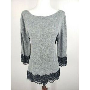 • 3/$15 • New York & Company 3/4 sleeve blouse w/ lace trim